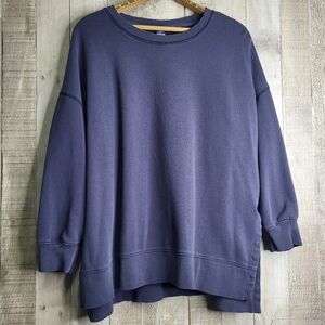 ❤️ Old Navy Casual Oversized Tunic Sweatshirt Large Petite LP